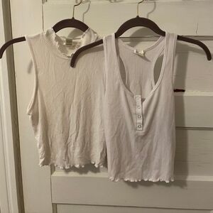 Bozzolo Ribbed Crop Tank Lot